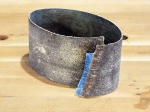 Sanding Belt with Bad Adhesive