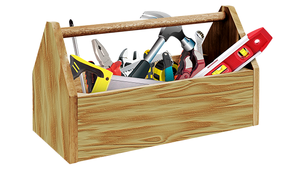 An image of a toolbox filled with tools
