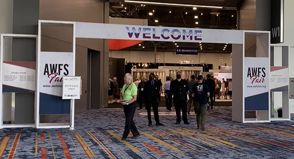 The Welcome gate at the 2021 AWFS Fair